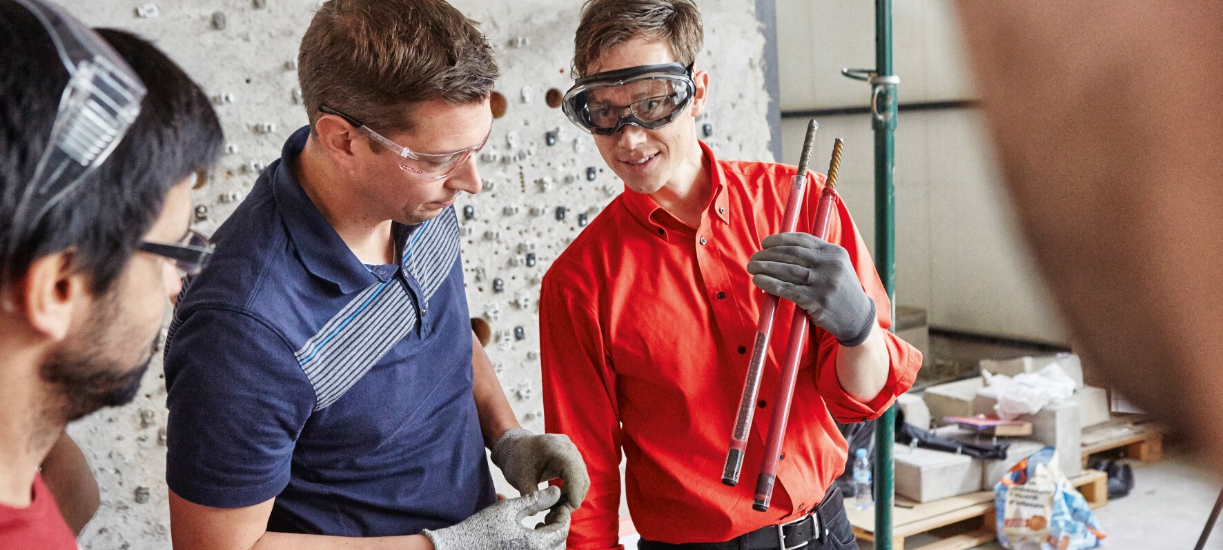 Vorstellung des Hilti Rebar Trainings für nachträgliche Bewehrungsanschlüsse