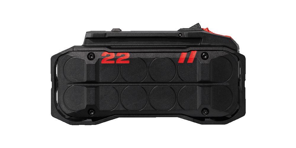 Er wordt een productafbeelding van een Hilti Nuron-accu BX 22-170 getoond.