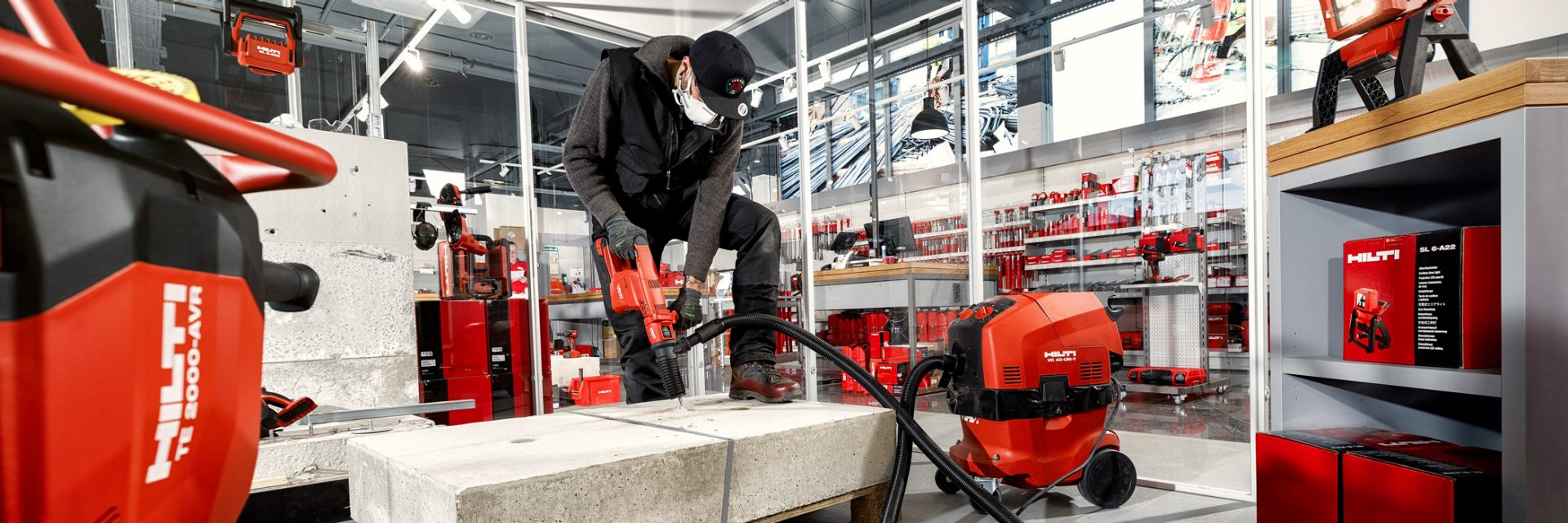 Boren en testen van klanten in de demozone