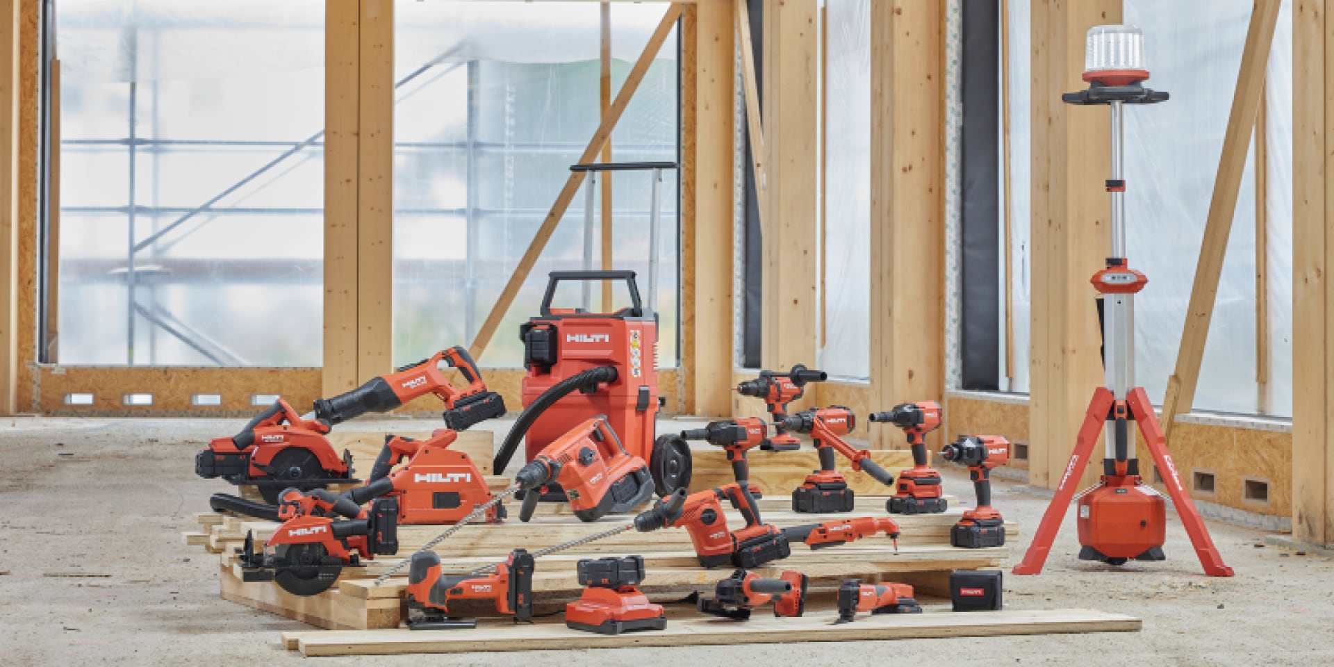 Hilti Toolpark in houtbouw
