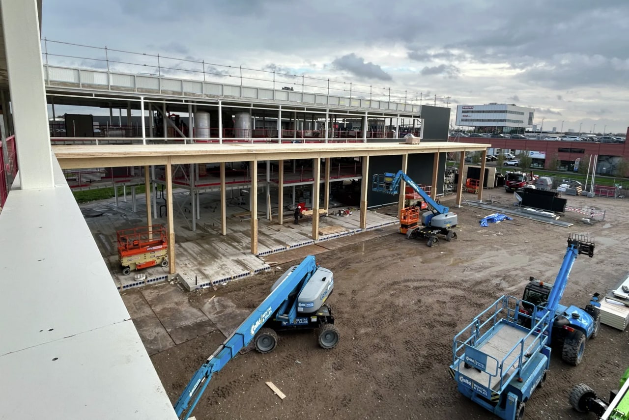 Afbeelding van montage houtconstructie