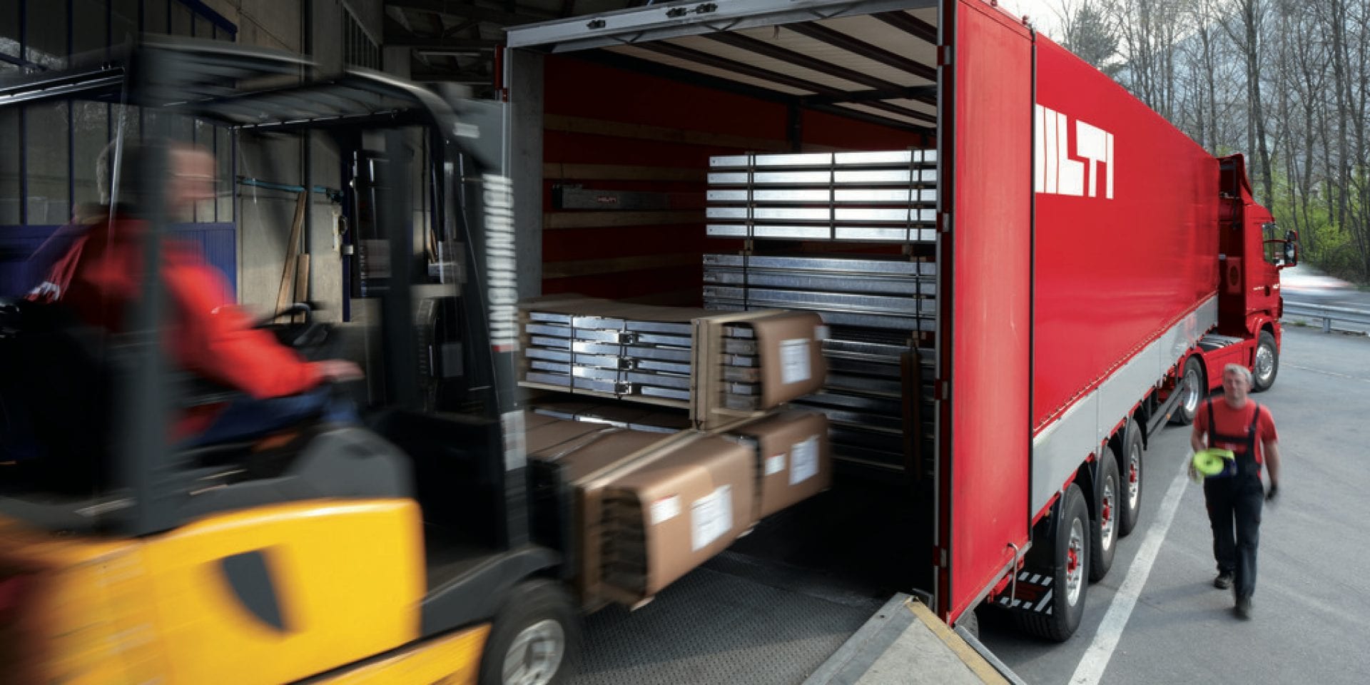 Hilti logistieke service