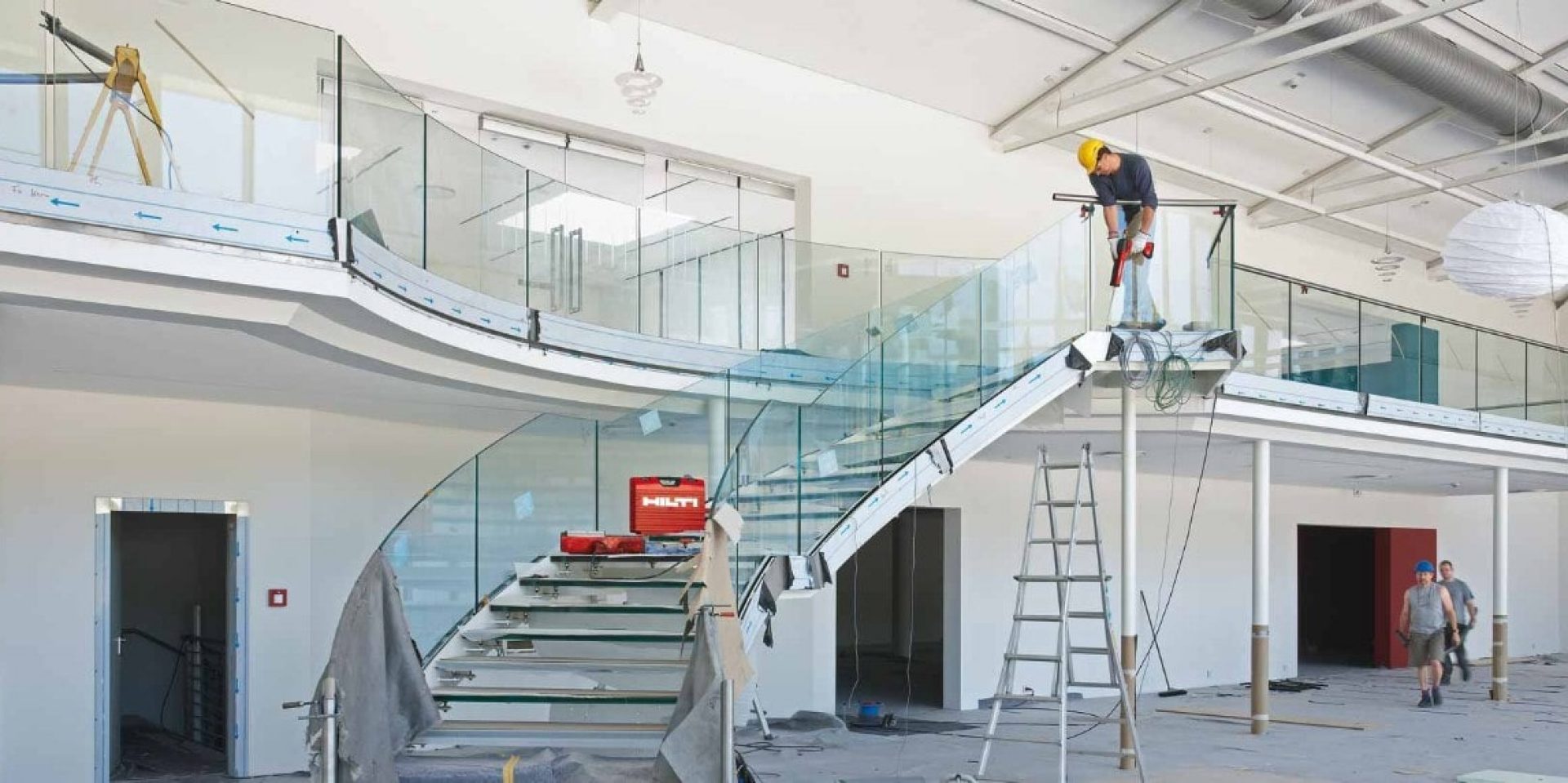 Hilti HIT-HY 70 chemische ankers op glas