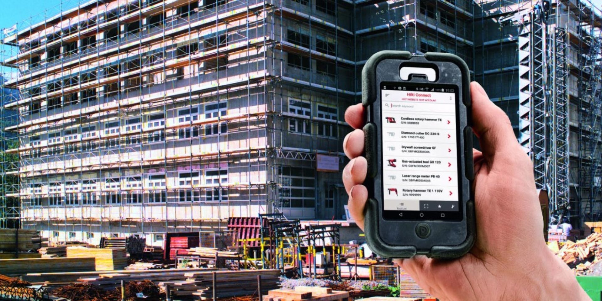 Hilti Connect app