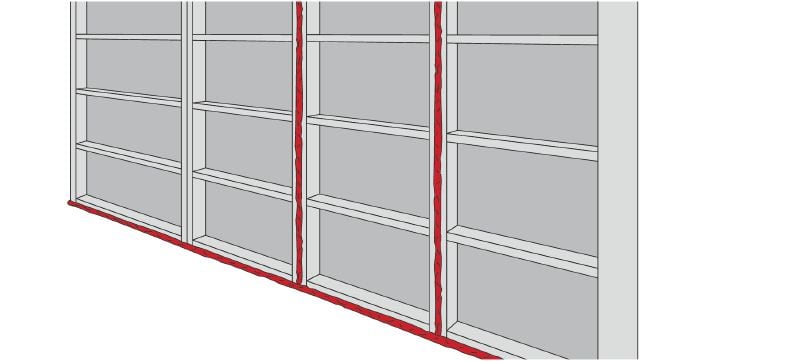 Universeel CF-I 750 constructieschuim Multifunctioneel constructieschuim met hoog rendement om op te vullen, af te dichten en te isoleren Toepassingen 1