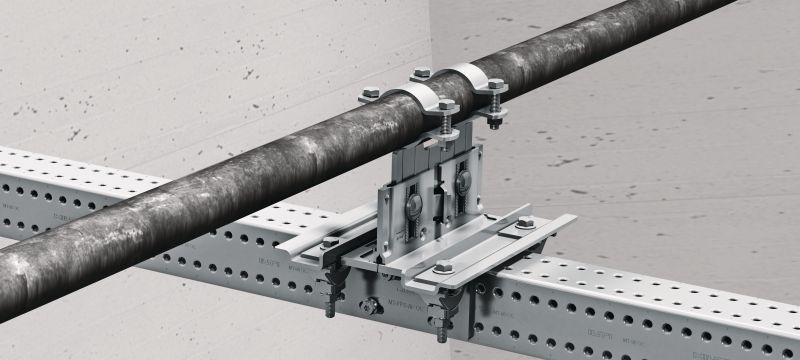 MT-FPS adapterplaat Adapterplaat voor montage van buisschoenen van derden op Hilti MT-liggers Toepassingen 1