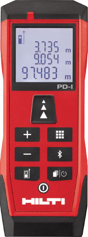 PD-I laserafstandsmeter Robuuste afstandsmeter met intelligente meetfuncties en Bluetooth®-verbinding voor binnentoepassingen tot 100 m/330 ft