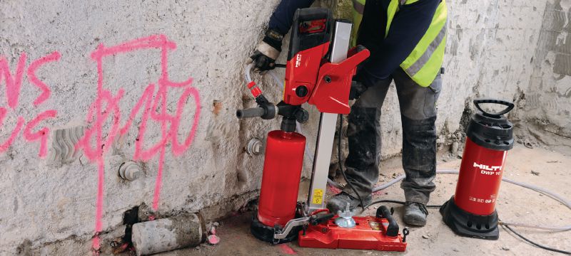 SPX-L diamantboor Beste keuze diamantboor voor het boren in alle soorten beton, voor diamantboormachines met laag vermogen (<2,5 kW) zonder opname Toepassingen 1