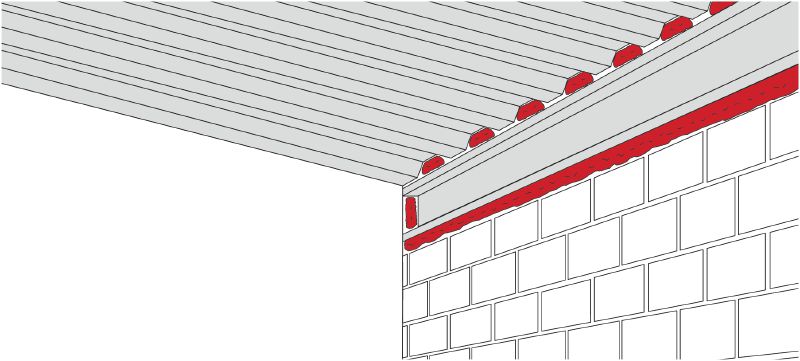 CS-F JS voegafdichtingsschuim Flexibel isolatieschuim dat ideaal is voor voegen die te maken hebben met beweging, zoals deuren en ramen Toepassingen 1