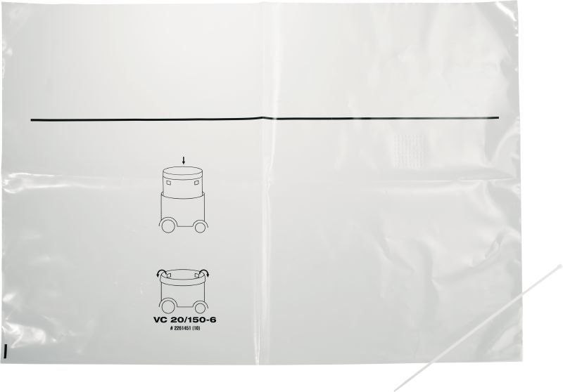 Stofzak VC 20-X/150-6 X (10) kunststof 