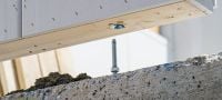 HCW-L-houtverbinder HCW-L-houtverbinder voor trekbelasting voor het monteren van geprefabriceerde houten constructies - onderdeel van ons sneller en efficiënter houtverbindingssysteem Toepassingen 1