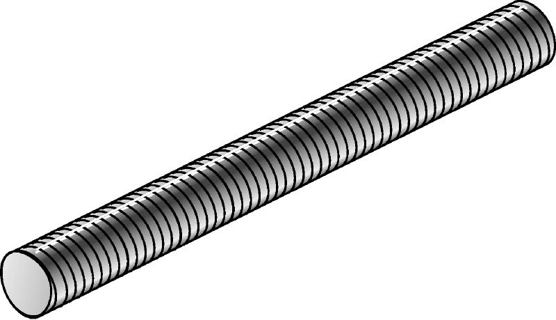 AM Verzinkte draadstang met staalgradatie 4.8 gebruikt als accessoire voor verschillende toepassingen