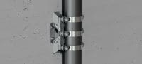 MFP-CHD zwaar compact vast punt Verzinkt compact vast punt voor extra zware toepassingen tot 44 kN Toepassingen 1