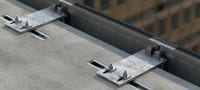Standaard HAC-V ankerrail Instort ankerrails met verbeterde belastingscapaciteiten meerdere inplantingsdieptes voor energiezuinige bevestiging van vliesgevels Toepassingen 1