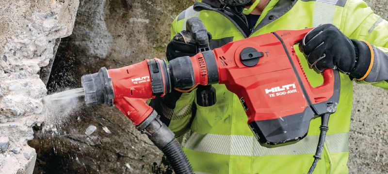 TE 500-AVR SDS-max hakhamer Veelzijdige SDS Max (TE-Y) hakhamer voor licht breekwerk van beton en metselwerk, met Active Vibration Reduction (AVR) Toepassingen 1