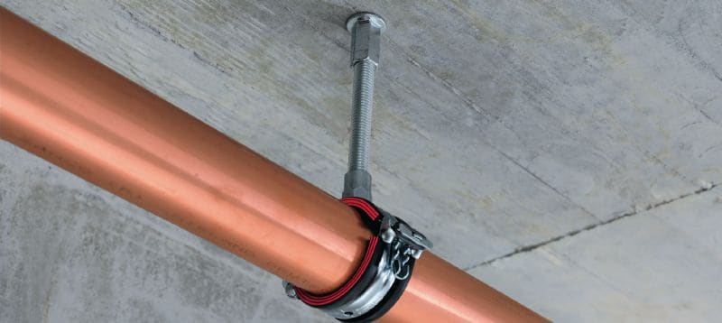 HUS3-I 6 betonschroefanker Ultiem schroefanker voor snellere permanente bevestigingen in beton (koolstofstaal, kop met meerdere interne draden) Toepassingen 1