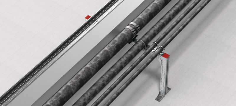 MT-90H OC-naadloos kokerprofiel Stalen kokersectie met montagesleuf voor zwaar gebruik, voor het bouwen van stalen frames en modulaire steunen in matig corrosieve omgevingen Toepassingen 1