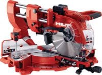 SM 60-22-accu-afkortzaag Dubbel-verstek afkortzaag met een zaagcapaciteit tot 100 x 355 mm│4x 13-3/4 (Nuron accuplatform)