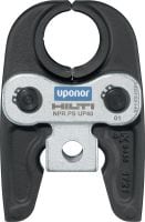 NPR PS UP persbek Persbekken voor Uponor S-Press® / S-Press Plus® persfittingen tot 50 mm. Compatibel met NPR 32-A perstang op accu