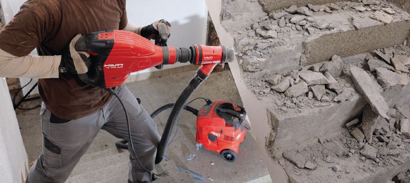 TE 700-AVR SDS-Max sloophamer Krachtige SDS Max (TE-Y)-sloophamer voor zwaar beitelwerk in beton en metselwerk, met actieve vibratiereductie (AVR) Toepassingen 1