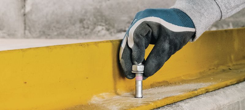 HST2 V3-segmentanker Hoogwaardig segmentanker (M8-M16) voor statische en seismische belastingen in gescheurd beton (koolstofstaal) Toepassingen 1