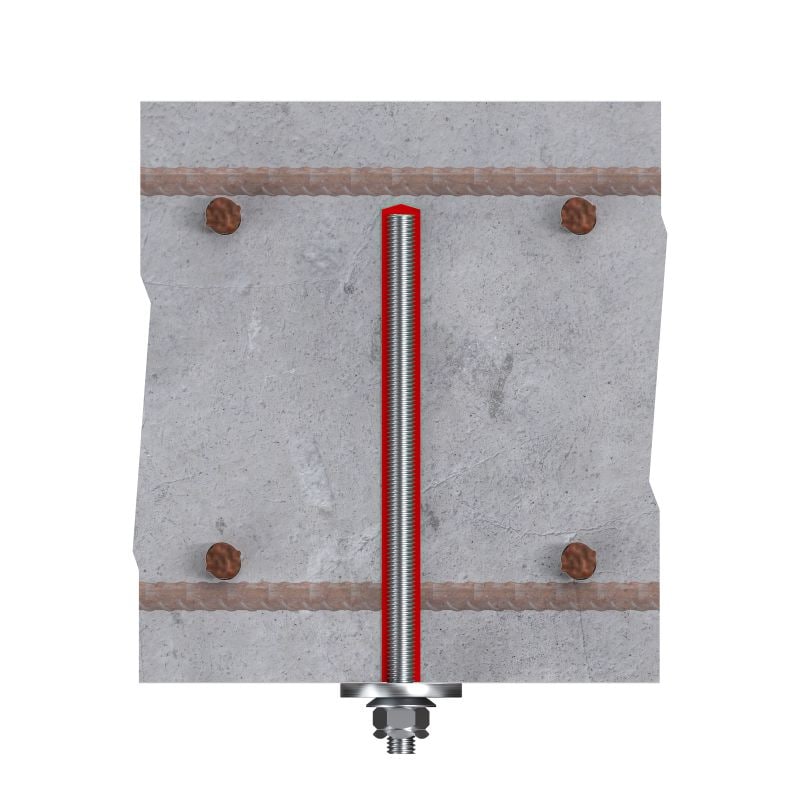 HIT-set voor het versterken van schuifsterkte Set voor de constructieve versterking van schuifsterkte in beton, inclusief HIT-RE 500 V4 epoxy-mortel en gebruikshandleiding Toepassingen 1