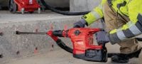 TE 60-22 accuboorhamer Krachtige SDS Max (TE-Y) accuboorhamer met actieve vibratiereductie en beveiliging tegen vastslaan voor zwaar boor- en beitelwerk in beton (Nuron) Toepassingen 1