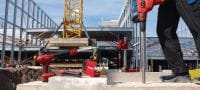 TE-YRT-opruwgereedschap Gereedschap voor het opruwen van diamantgeboorde gaten in beton Toepassingen 1