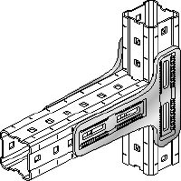 MIC-90-LH verbinder Thermisch verzinkte verbinders bieden de hoogste belastingscapaciteit binnen het MI en MIQ modulaire systeem