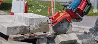 DSH 700-22 accu afkortzaag (handgreep aan de achterkant) Accu afkortzaag met handgreep aan de achterkant voor beton, metaal en metselwerk voor zware toepassingen (Nuron accuplatform) Toepassingen 2