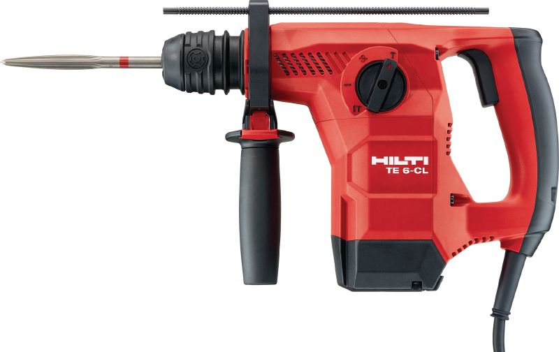 TE 6-CL boorhamer incl. handgreep Krachtige SDS Plus (TE-C) boorhamer met D-greep en splinterfunctie