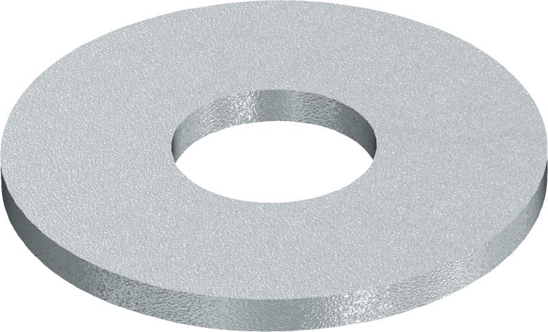 Platte ring (ISO 7094) Platte ring met ISO 7094 voor gebruik in houtconstructies