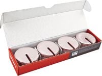 CFS-D 25 brandwerende kabelschijf Zelfhechtende schijven van brandwerende putty voor enkele kabels en bundels in openingen tot 25 mm