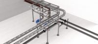 MT-90H OC-naadloos kokerprofiel Stalen kokersectie met montagesleuf voor zwaar gebruik, voor het bouwen van stalen frames en modulaire steunen in matig corrosieve omgevingen Toepassingen 6