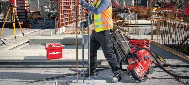 HIT-HY 200-R V3 chemisch anker Ultieme injecteerbare hybride mortel met goedkeuringen voor achteraf geplaatste wapeningsverbindingen en verankering van structurele grondplaten Toepassingen 1