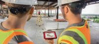 Hilti Construction Layout-software Toepassingssoftware voor het uitzetten van constructies in het veld Toepassingen 1