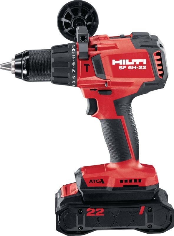 SF 6H-22 klopboormachine op accu Krachtige schroefboormachine op accu met klopfunctie en Active Torque Control en geavanceerde ergonomie voor universeel gebruik in hout, metaal en metselwerk (Nuron accuplatform)