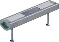 Standaard HAC-V ankerrail Instort ankerrails met verbeterde belastingscapaciteiten meerdere inplantingsdieptes voor energiezuinige bevestiging van vliesgevels