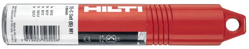 TE-C (SDS Plus) metrische hamerboorset Premium SDS Plus (TE-C) hamerboorsets met verschillende diameters en lengten