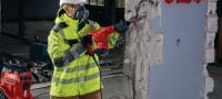 TE 500 SDS Max sloophamer Robuuste SDS Max (TE-Y) sloophamer voor lichte hakwerkzaamheden van beton en metselwerk Toepassingen 10