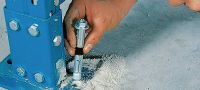 HSL4-G veiligheidsanker voor zware toepassingen Zwaarlastanker voor ultieme prestaties met goedkeuringen voor veilige toepassingen in beton (verzinkt, uitwendige draad) Toepassingen 3