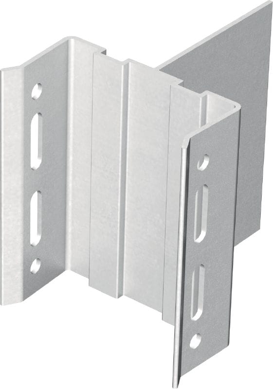 MFT-UNI bevestigingselement Steunprofiel voor het combineren van aluminium en houten constructies