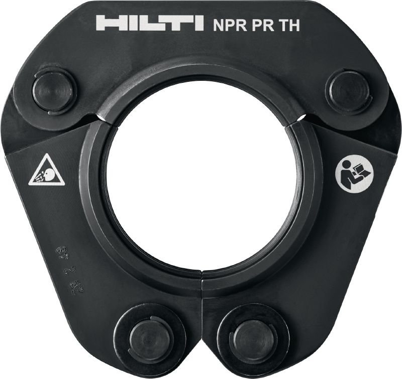 NPR PR TH persring Persringen voor TH-profiel persfittingen tot 63 mm. Compatibel met NPR 32-A-perstangen.