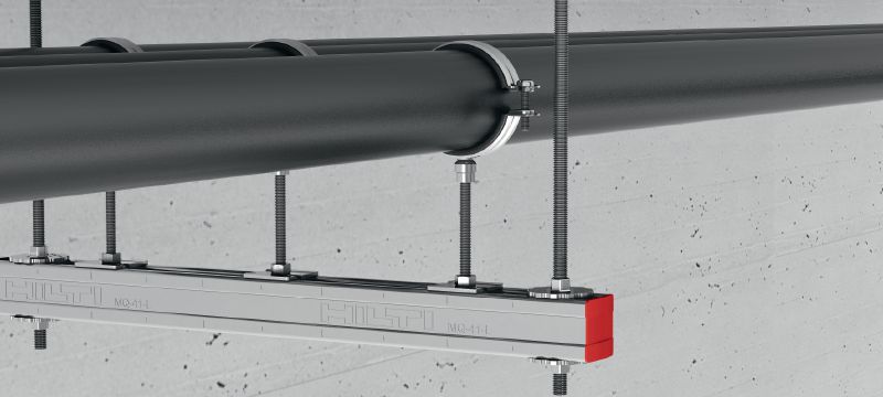 MQZ-TW Trapezewiel Ultieme verzinkte verstelbare railplaat voor trapezetoepassingen Toepassingen 1