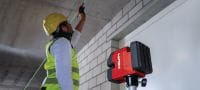 PM 20-CG 12 V-lood- en kruislijnlaser Combi-laser met groene straal, 2 lijnen en 4 punten voor het zetten van loodlijnen, nivelleren, uitlijnen en vierkant maken (12 V accuplatform) Toepassingen 3