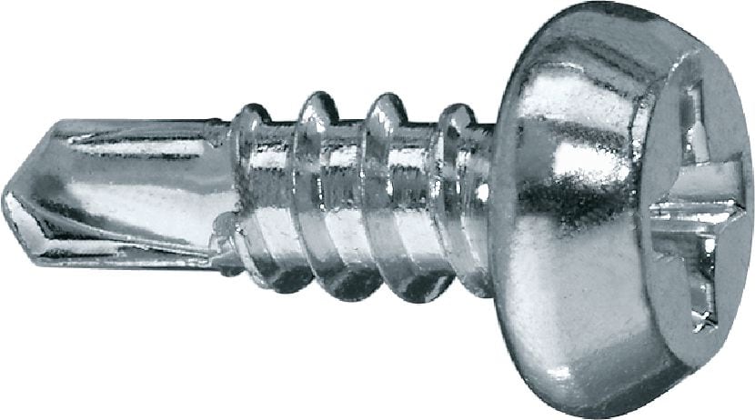 S-DD 02 Z 02 Metalen binnenframeschroef met kruiskop (verzinkt) voor bevestiging van bout aan rail