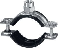 MP-HI buisklem met snelsluiting voor lichte toepassingen (geluidsgeïsoleerd) Premium verzinkte buisklem met snelsluiting voor lichte toepassingen