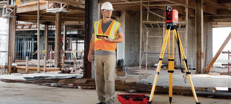 PLT 300 Digitaal layoutgereedschap Geautomatiseerde lay-outtool om het uitzetten van banen te versnellen met behulp van digitale methoden en BIM Toepassingen 1