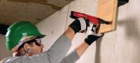 X-U P8-staal/betonnagels Enkelschot nagels voor hoge-kwaliteit bevestigingen op beton en staal met kruitschiethamers Toepassingen 1