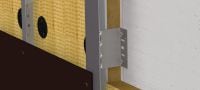 MFT-VS L brackets Grote roestvast stalen brackets voor het montage van geventileerde gevels op gebouwen met hoge thermische efficiëntie en vereisten voor brandveiligheid Toepassingen 2